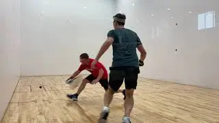 Mike Bradford vs. Raymond Flowers Racquetball Match 2022 (Game 1)