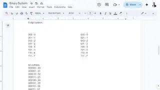 Creating Binary System | Memory Training 10/15/24