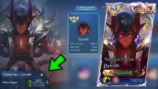 TOP 1 GLOBAL DYRROTH GUIDE! HOW TO INCREASE YOUR MMR FASTER 🔥 | MLBB