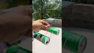 Drink Can Solar Car | How to Make a Solar-Powered Car With a Drink Can #shorts #solar #car