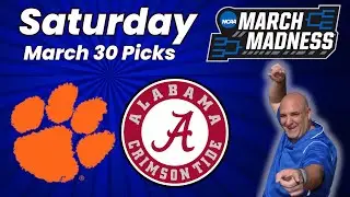 Clemson Vs Alabama- Elite 8 Free Pick Saturday March 30 | Picks And Parlays