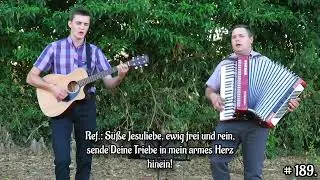 Wie herrlich ist Jesu Liebe, Süsze Jesu Liebe.