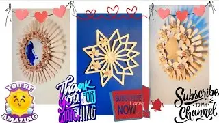 Wall hanging craft ideas for diwali decoration | Craft from spoon | pista shell craft 