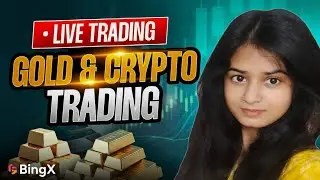 CRYPTO LIVE TRADING | BITCOIN & GOLD  | 22 JAN #livetrading #cryptotrading #bitcoin  #shortsvideo