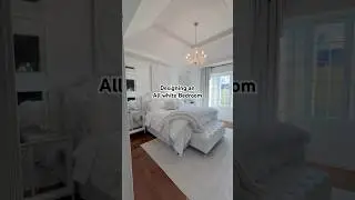 Designing an all white bedroom. #allwhiteeverything #bedroomdesign #interiordesign #homedecor