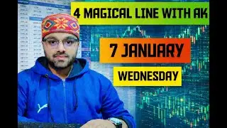 07 JANUARY/LIVE 4 MAGICAL LINE WITH AMAN CHAKRAWARTI #loccalculator#ltpcalculatorlive#niftyanalysis