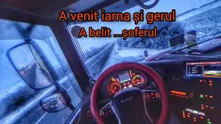 Hai la Iași,la Baia Mare cu ,,tiru,,iarna#sofer #romania #iarna#snow#truckdriver#trucklife#daf #you
