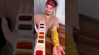 How to share FRIES and SAUCE with your best friend properly?😎❤️🍟| CHEFKOUDY