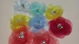 Orquídeas de organza ⚘