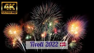 Musical Fireworks at Tivoli Gardens in Copenhagen, Denmark 🇩🇰 | Summer 2022 | 4K/60fps