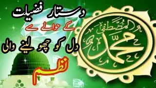 Best urdu nazam about dastar e fazilat | urdu naat 2018