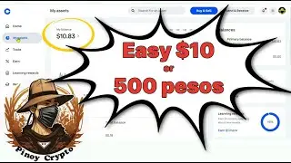 💰 Earn $10 or ₱500 in Minutes! Coinbase Learn and Earn Tutorial for International Users 🌎💸