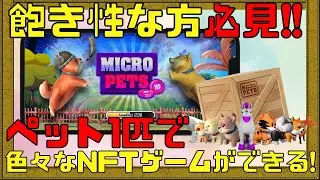 【Micro Pets】どちゃクソつまらないゲームだけど・・今後に期待!?【NFTゲーム】【ブロックチェーンゲーム】