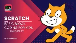 Scratch Programming For Beginners Lesson 5( Dinosaur game Part A) #kids #scratch #techvidyastudio