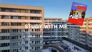 STUDY WITH ME #1 | ПОДГОТОВКА К ЭКЗАМЕНУ ПО ПОЛЬСКОМУ | ОБСУЖДАЕМ ИТОГИ ПЕРВОГО МЕСЯЦА