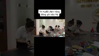Supermarket packaging order competition in Vietnam Manpower