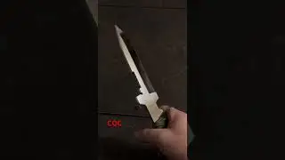 Update on metal gear solid cqc knife. Got a ways to go. #metalgearsoliddelta #knifeworld #shorts