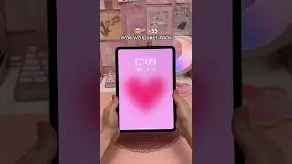iPad wallpaper hack 🤯💕 aesthetic homescreen | iPad tips | lockscreen tutorial
