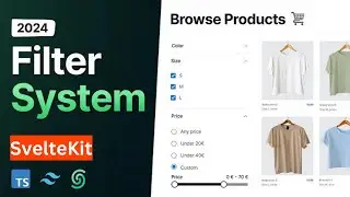 Lets Build A Filtering System with Svelte 5 , Sveltekit 2, Tailwind, Upstash (2024)
