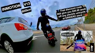INMOTION V13 CHALLENGER. Фары, поцарапанная камера, немного движения. Проверка после аварии и НОВЫЙ ПАРТНЁР