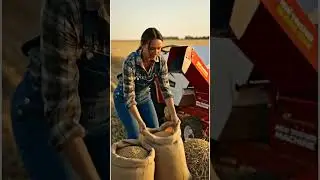 Mini Tractor Thresher Machine EASY Work |GreenAgrix