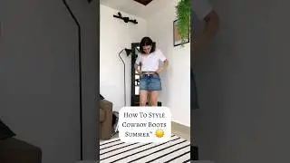 How To Style Cowboy Boots For Summer ☀️🥰 #outfitideas #outfit #fashion #fashiontrends