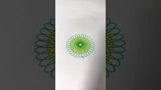 Beautiful Spirograph art #usa #spirograph #satisfyingvideo