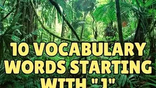 Learn 10 English Vocabulary Words Starting with J
