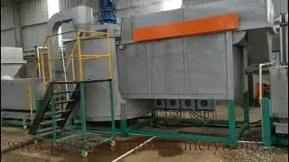 Automatic 1000kg/h Film Woven Bag Cleaning System for plastic recycling