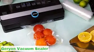 Keep Your Food Fresh With A &lsquo;&rsquo;GERYON&rsquo;&rsquo; Vacuum Sealer / How to Use it !