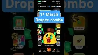 Dropee daily combo card | 17 March Dropee combo card update | Today Dropee daily update #newcard