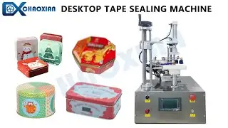 Tape Wrapping Machine for Square Cookie Tin