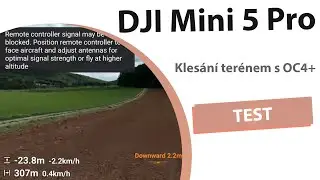 DJI Mini 5 Pro klesání terénem