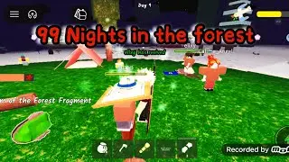 doing Christmas events ❄ in 99 Nights in the forest 🌲 