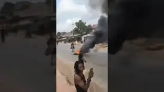 Massive Protest At Ekpoma in Edo State Over Rising Cases of Kidnapping, Insecurity In The Town