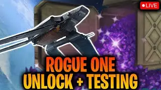 Rogue One Unlock + Testing LIVE - New Lifter for Profundity - Finally a New Ship in SWGoH