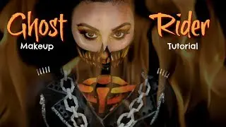 Ghost Rider Halloween Makeup Tutorial