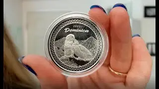 2021 Dominica 1oz Silver Sisserou Parrot Coin