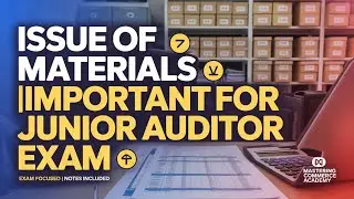 Issue of Materials |  JUNIOR AUDITOR | AUDIT INSPECTOR 2025| PSSSB 2025