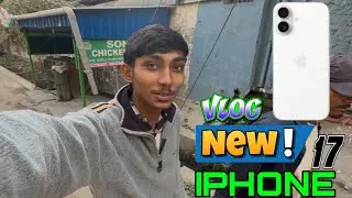 First vlog my new iPhone 17 😃