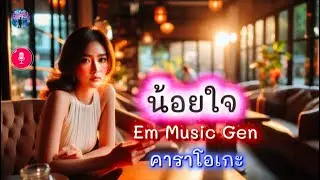 น้อยใจ | Karaoke - คาราโอเกะ - Em Music Gen 