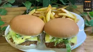 Spicy McChicken Burger by ARMS Kitchen
