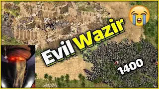 1400 Horse Archer VS PowerFul Wazir Stronghold Crusader