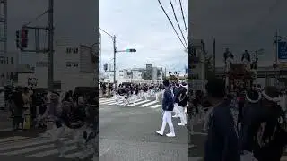 2025.09.28 上神谷地区 試験曳き 泉田中 帰町ダッシュ