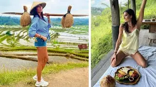 Elisabetta Gregoraci realizza il sogno di visitare Bali in Indonesia