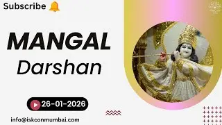 Mangal Aarti Darshan 26th Jan 2026 Sri Sri Radha Rasabihariji Temple