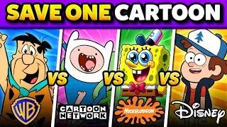SAVE ONE SONG 🎶 Ultimate Cartoon BATTLE | 4 Studios, 1 Song | Music Quiz Challenge 2026