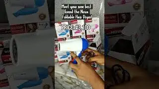 Blow Dry Like a Boss! This Nova Foldable Hair Dryer is the Real MVP! #hair  #hairdryer  #haircare