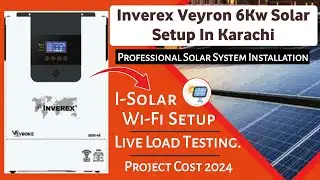 Inverex Veyron 6Kw Hybrid Solar System Cost 2024 | @a2zsolarsolutions