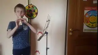 Блок-флейта. Трезвучие Фа Мажор деташе.